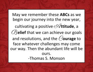 Living the Abundant Life  By President Thomas S. Monson